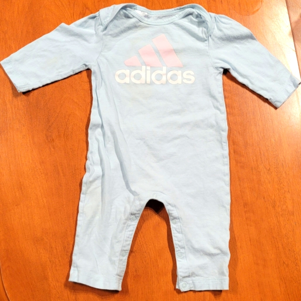 Adidas Sky Blue Kids Romper